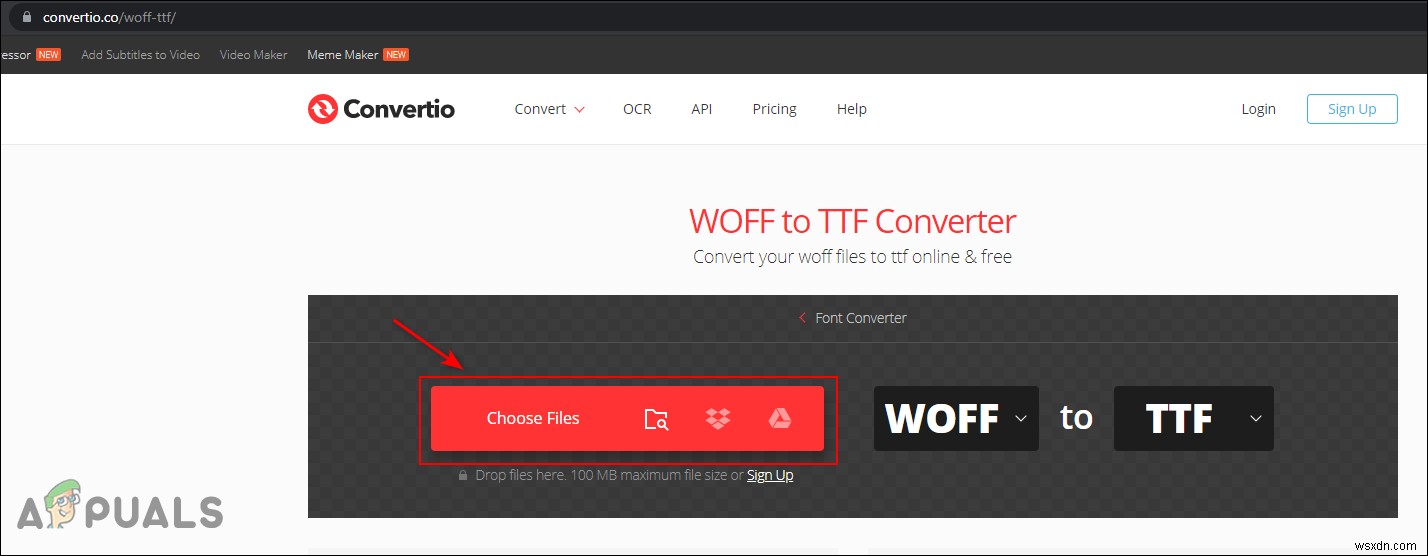 วิธีการแปลง WOFF เป็น TTF? 