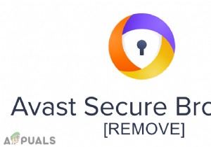 จะลบ Avast Secure Browser ได้อย่างไร 