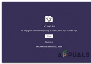 วิธีแก้ไขข้อผิดพลาด  เขาตายแล้ว จิม!  ของ Google Chrome บน Windows และ ChromeOS 