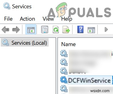 วิธีแก้ไขการใช้งาน CPU สูง  DCFWinService  บน Windows 