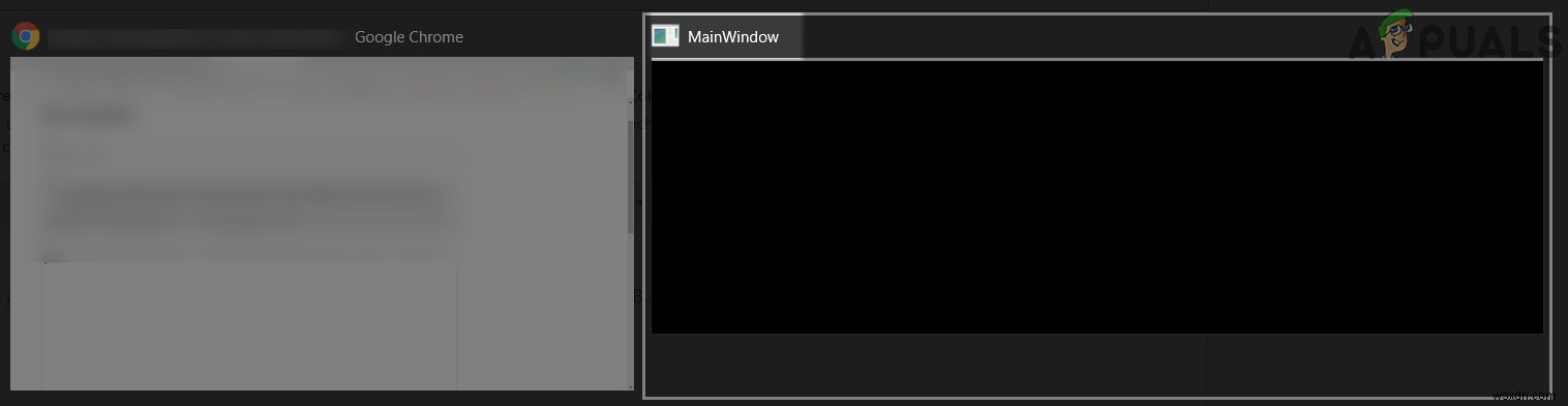 วิธีแก้ไขหน้าต่าง  MainWindow  แปลก ๆ บนเดสก์ท็อป 