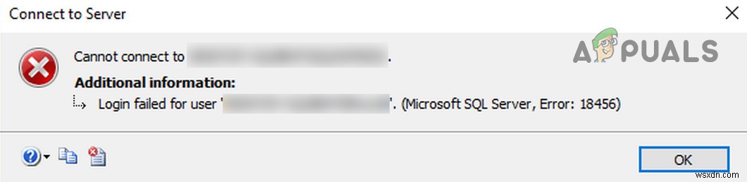 วิธีแก้ไขการเข้าสู่ระบบล้มเหลว Microsoft SQL Server Error:18456 