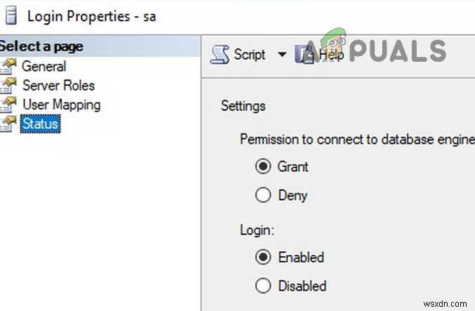 วิธีแก้ไขการเข้าสู่ระบบล้มเหลว Microsoft SQL Server Error:18456 