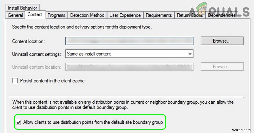 แก้ไข:รหัสข้อผิดพลาดในการติดตั้ง SCCM 0X87D00607 (-2016410105) 