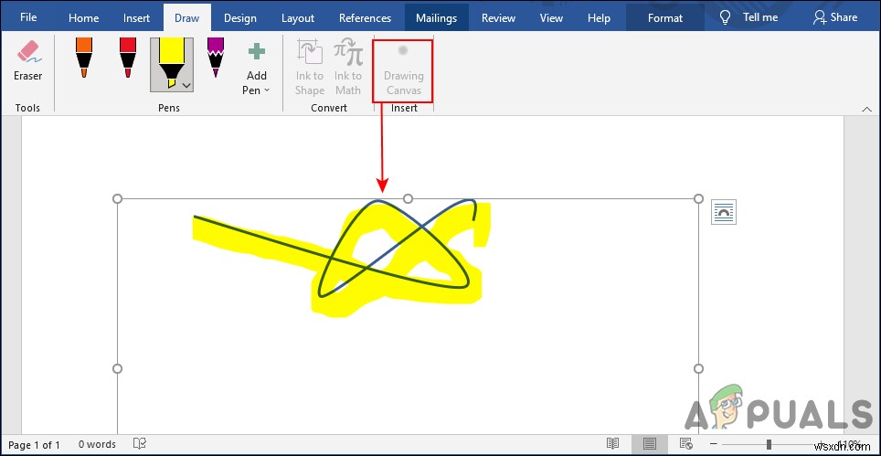 วิธีการวาดอย่างง่ายดายในเอกสาร Microsoft Word? 