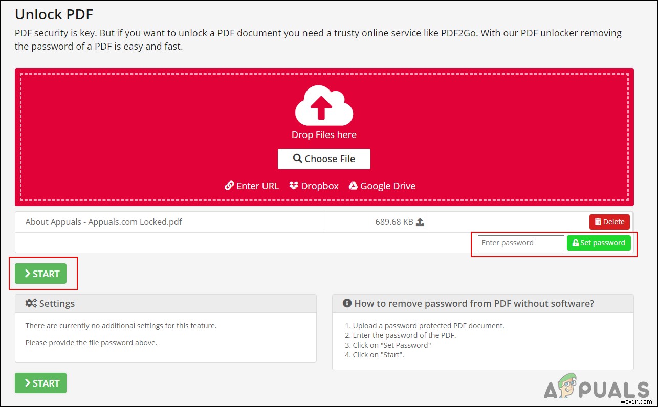 เพิ่มหรือลบรหัสผ่านจากไฟล์ PDF อย่างมืออาชีพ 