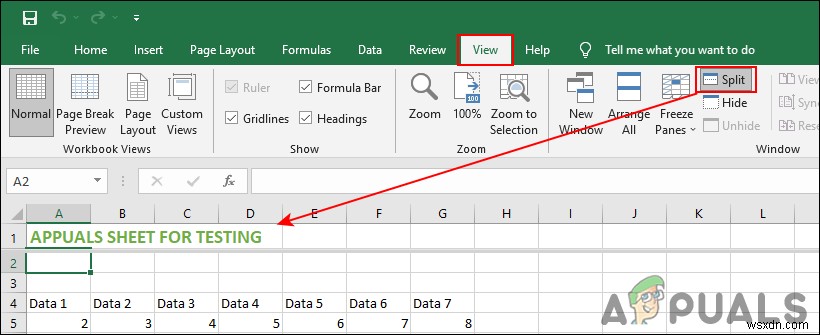 วิธีตรึงแถวและคอลัมน์ใน Microsoft Excel 