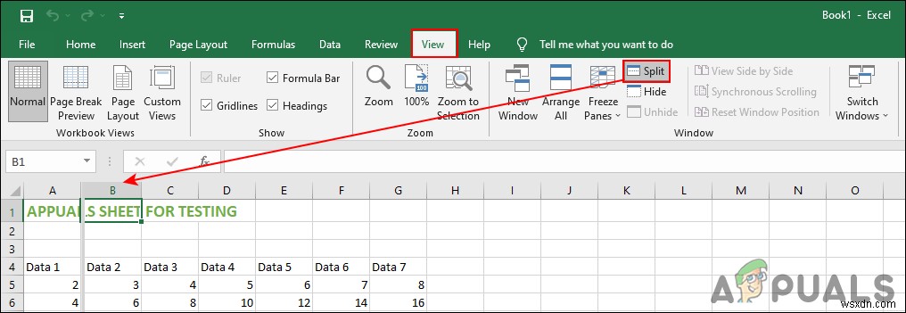 วิธีตรึงแถวและคอลัมน์ใน Microsoft Excel 