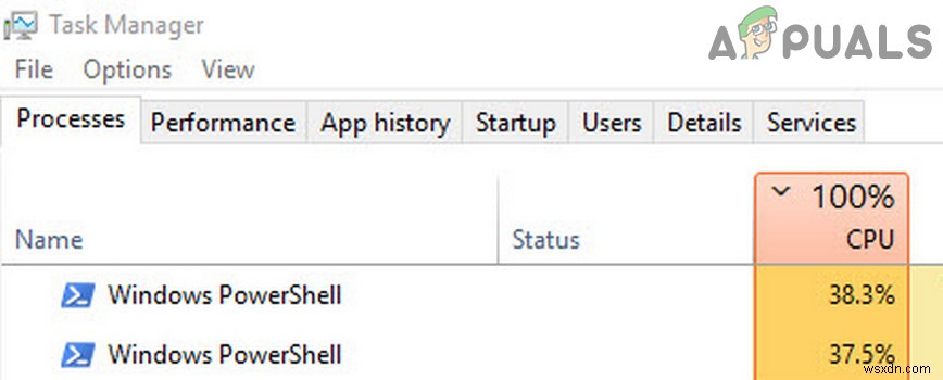 แก้ไขการใช้งาน CPU สูงที่เกิดจาก Windows PowerShell บน Windows 10 
