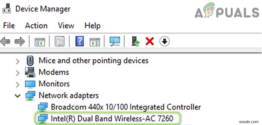 แก้ไขปัญหาการเชื่อมต่อ Intel Dual Band Wireless-AC 7260 