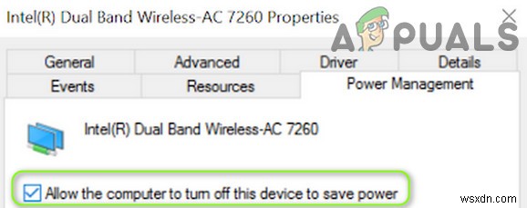 แก้ไขปัญหาการเชื่อมต่อ Intel Dual Band Wireless-AC 7260 