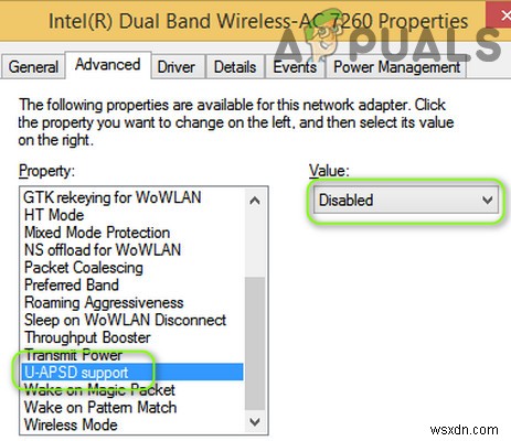 แก้ไขปัญหาการเชื่อมต่อ Intel Dual Band Wireless-AC 7260 