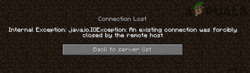 จะแก้ไข Internal Exception Java.IO.IOException ใน Minecraft ได้อย่างไร? 