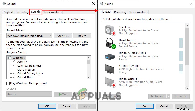 จะป้องกันผู้ใช้จากการเปลี่ยนรูปแบบเสียงและเหตุการณ์เสียงใน Windows 10 ได้อย่างไร 