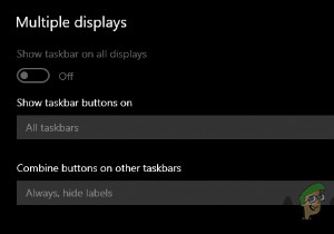วิธีซ่อนแถบงานบนจอแสดงผลหลายจอใน Windows 10 