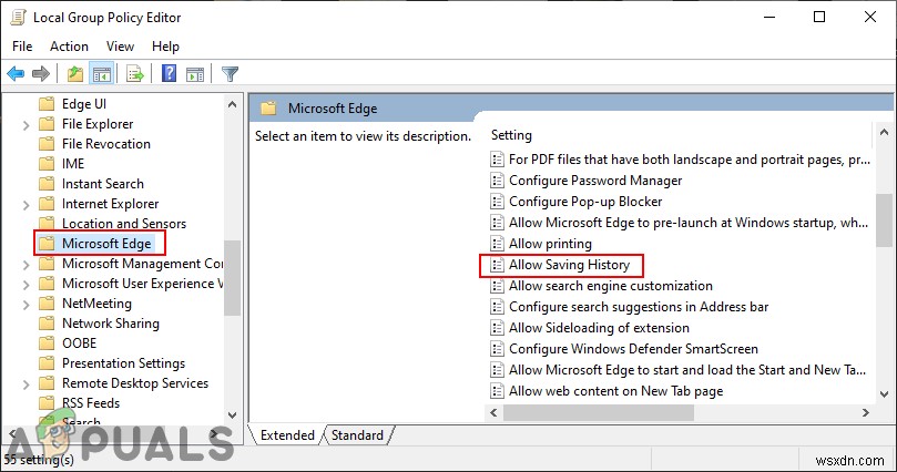 จะหยุด Microsoft Edge จากการบันทึกประวัติใน Windows 10 ได้อย่างไร 