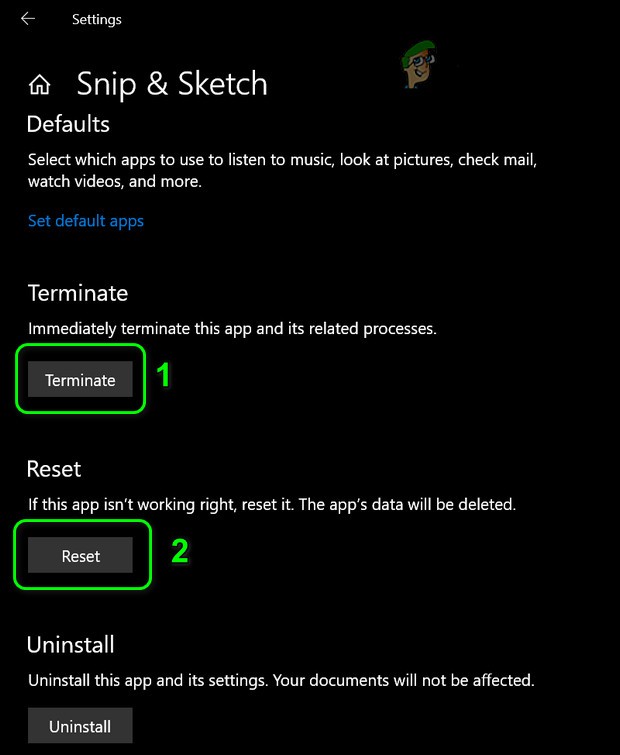 แก้ไข:คุณจะต้องมีแอปใหม่เพื่อเปิด MS- Screenclip Link 