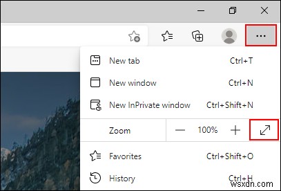 วิธีปิดการใช้งานโหมดเต็มหน้าจอใน Microsoft Edge 