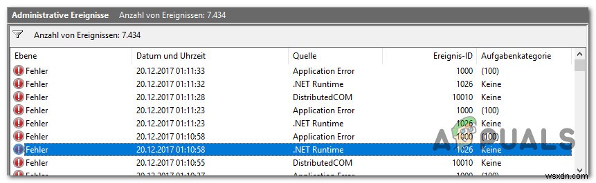 วิธีแก้ไข .NET Runtime Error 1026 