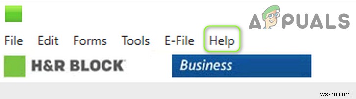 H&R Block Business Software ไม่เปิดขึ้น 