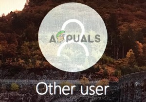 วิธีแก้ไขบัญชีผู้ใช้ภายในทั้งหมดที่หายไปจากหน้าจอเข้าสู่ระบบ 