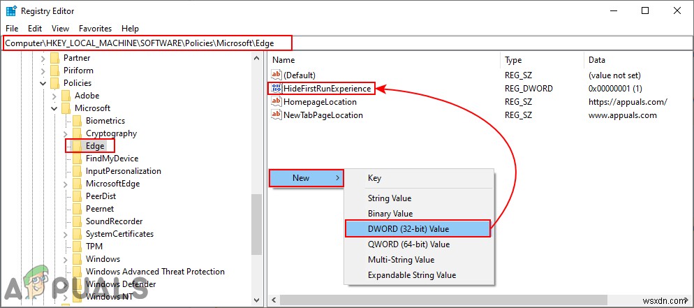 จะปิดการใช้งานประสบการณ์ใช้งานครั้งแรกใน Microsoft Edge Chromium ได้อย่างไร 