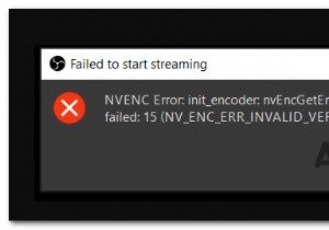 วิธีแก้ไข  Failed to Start Streaming  ใน OBS 