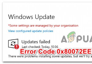 วิธีแก้ไข WSUS 0x80072EE6 Error Code 