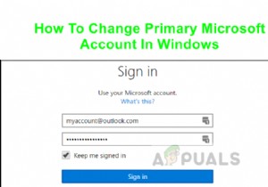 วิธีเปลี่ยนบัญชี Microsoft หลักใน Windows 