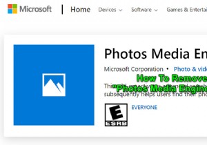 แก้ไข:วิธีลบโปรแกรมเสริม Photos Media Engine 