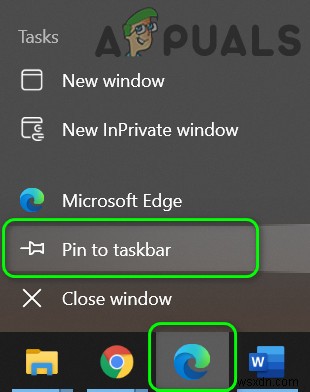 แก้ไข:Microsoft Edge ตรึงบนแถบงานเมื่อเปิดหน้าต่างอื่น 