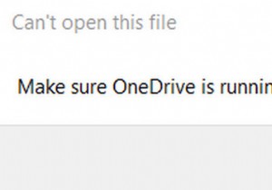 เราไม่สามารถเปิดไฟล์นี้ได้ในขณะนี้ ตรวจสอบให้แน่ใจว่า OneDrive ทำงานบนพีซีของคุณ (แก้ไข) 
