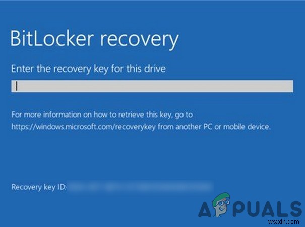 แก้ไข:ไม่พบคีย์การกู้คืน BitLocker 