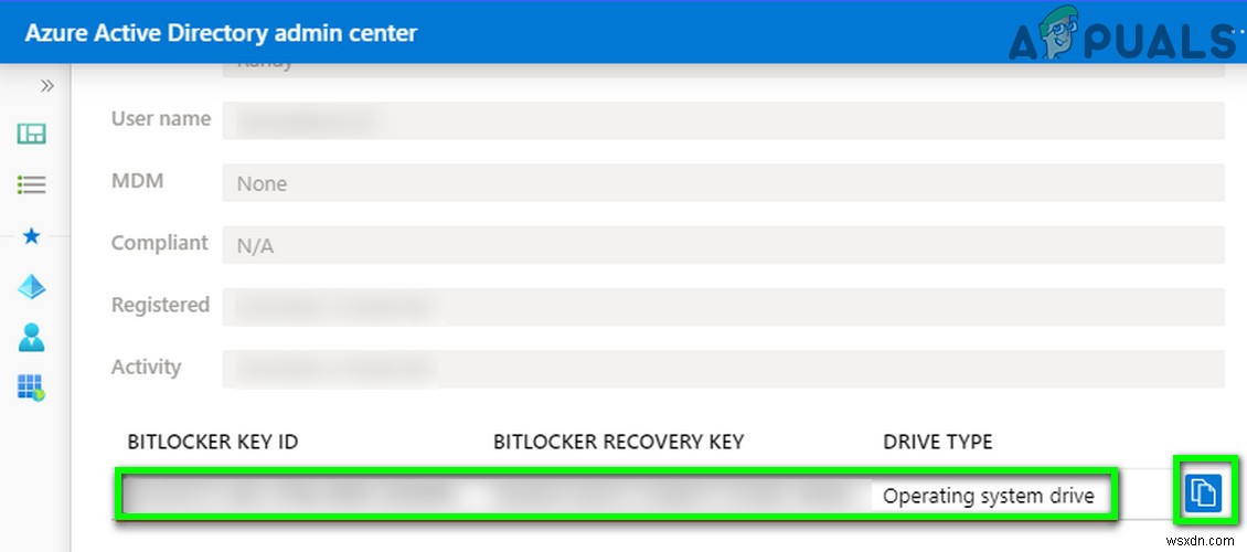 แก้ไข:ไม่พบคีย์การกู้คืน BitLocker 