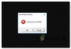 [แก้ไข] MEM_BAD_POINTER / MEM_BAD_POINTER (ป๊อปอัปไลบรารี SmartHeap) 