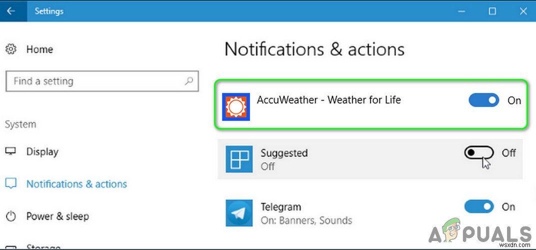 วิธีกำจัดกล่อง Accuweather ที่ปรากฏบนหน้าจอ 