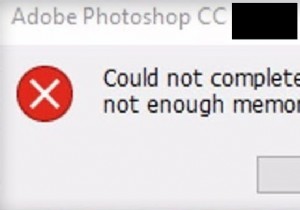 วิธีแก้ไขข้อผิดพลาด Photoshop ไม่เพียงพอ RAM บน Windows 10 