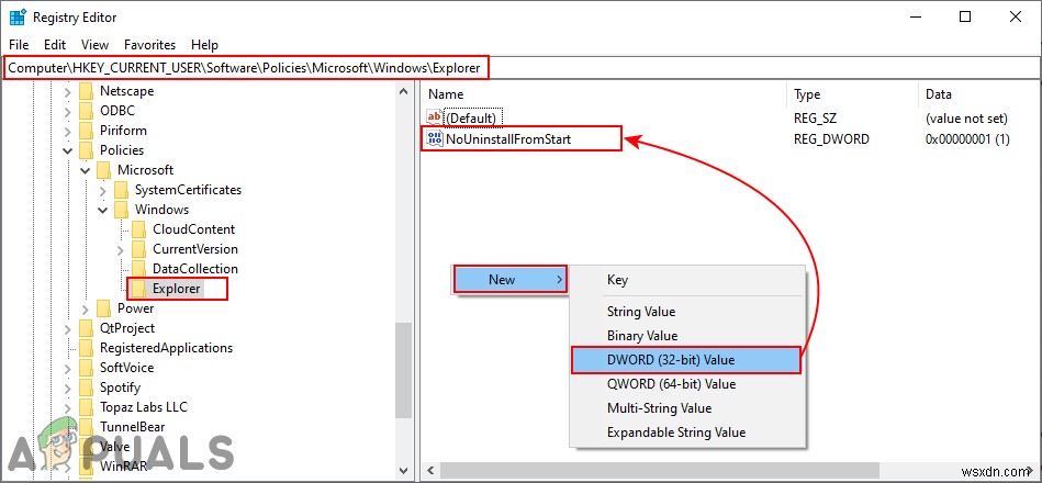 จะป้องกันผู้ใช้จากการถอนการติดตั้งแอพพลิเคชั่นจากเมนูเริ่มใน Windows 10 ได้อย่างไร 