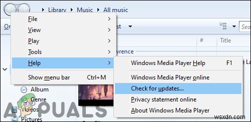 จะเปิดใช้งานหรือปิดใช้งานการอัปเดตอัตโนมัติสำหรับ Windows Media Player ได้อย่างไร 