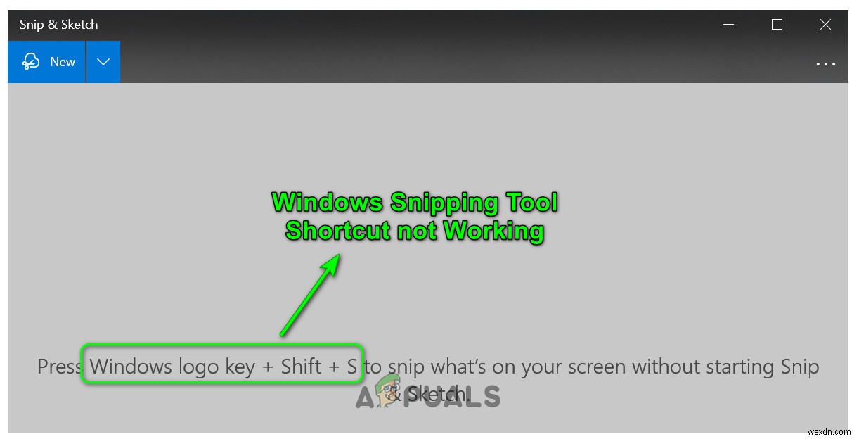 แก้ไข:ทางลัด Windows Snipping Tool ไม่ทำงาน 