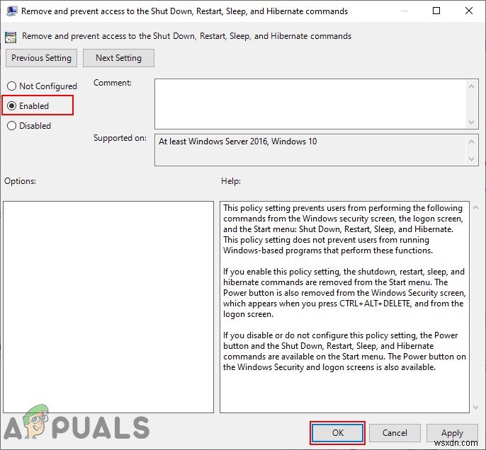 จะลบและป้องกันการเข้าถึง Shut Down, Restart, Sleep และ Hibernate ได้อย่างไร? 