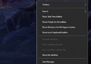 วิธีปิดการใช้งาน  ล็อกแถบงาน  ใน Windows 10 