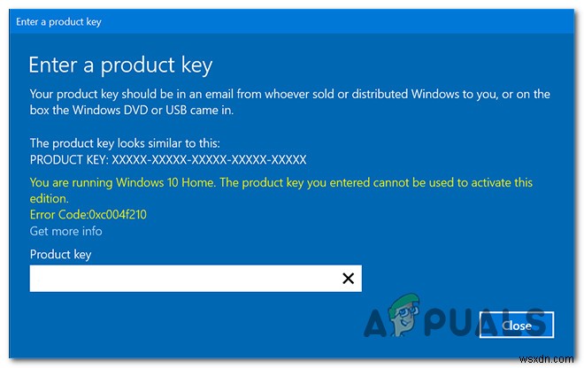 วิธีแก้ไขข้อผิดพลาด 0xc004f210 เมื่อเปิดใช้งาน Windows 10 