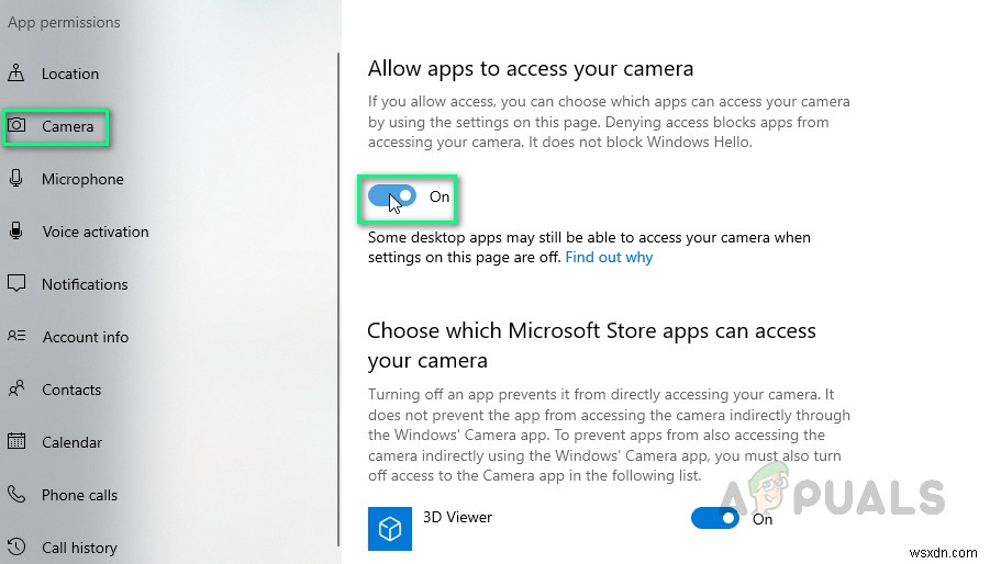 วิธีแก้ไขกล้องไม่ทำงานบน MS Teams บน Windows 10 