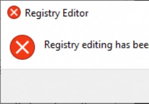 วิธีปิดการใช้งานการเข้าถึง Windows Registry สำหรับบัญชีมาตรฐาน 