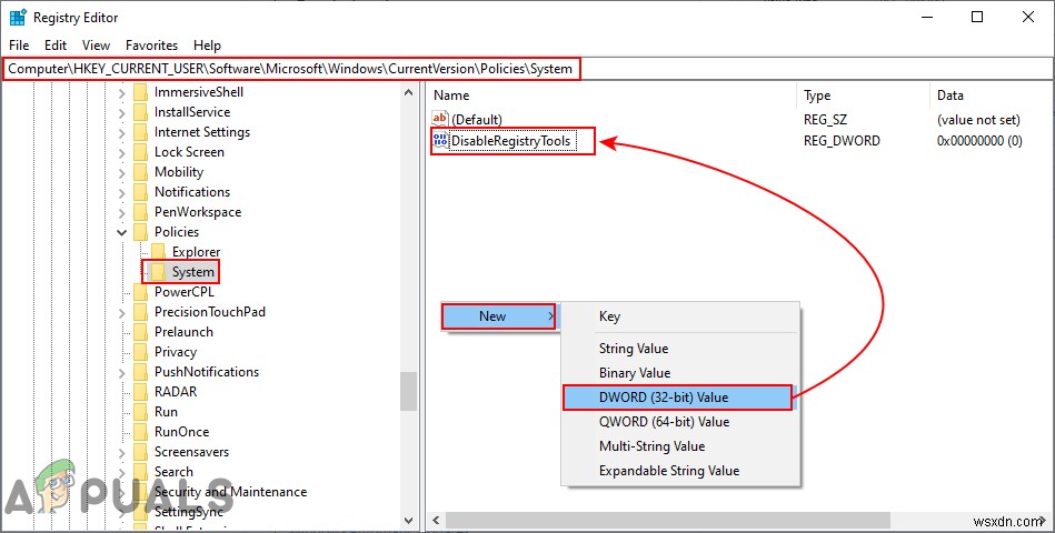 วิธีปิดการใช้งานการเข้าถึง Windows Registry สำหรับบัญชีมาตรฐาน 