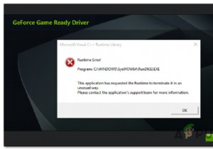 วิธีแก้ไข GeForce Experience  C ++ Runtime Error  