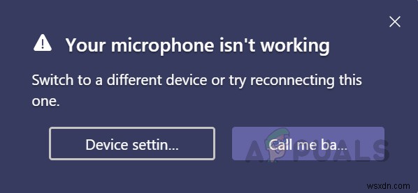 วิธีแก้ไขไมโครโฟนไม่ทำงานในทีม MS 