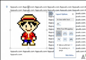 วิธีตัดข้อความรอบรูปภาพใน Microsoft Word 