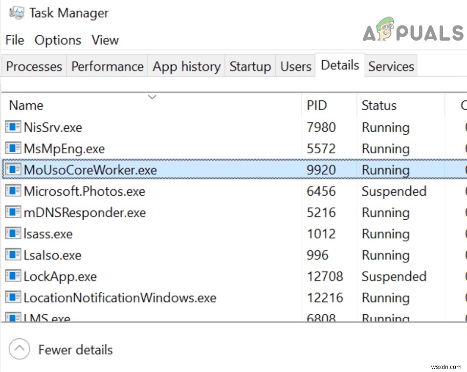 แก้ไข:กระบวนการ MoUSO Core Worker (MoUsoCoreWorker.exe) ปลุกคอมพิวเตอร์จากโหมดสลีปอย่างต่อเนื่อง 